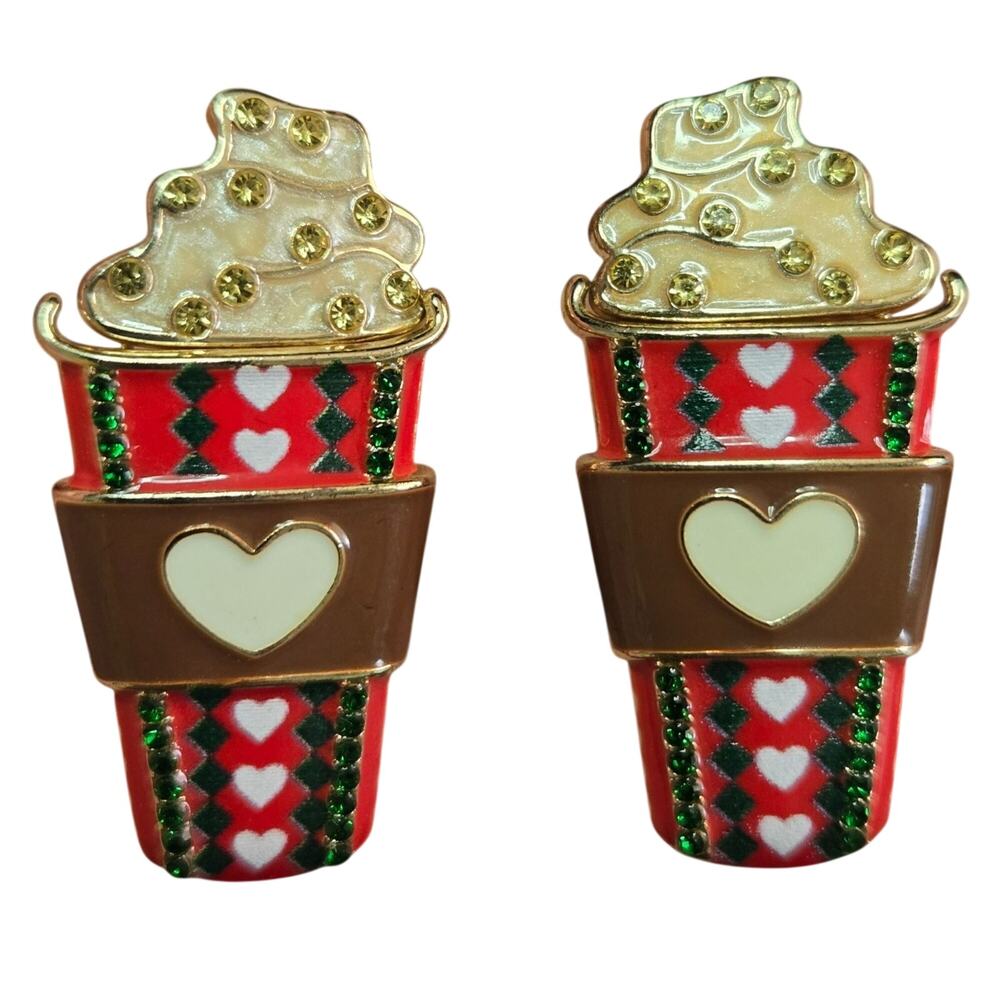 Sugarfix by Baublebar "Heart Warming"  Enamel Earrings